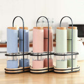Electric Salt Pepper Grinder Set with LED Light